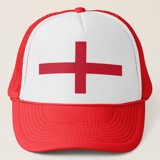 Casquette avec drapeau d'Angleterre (Devant)