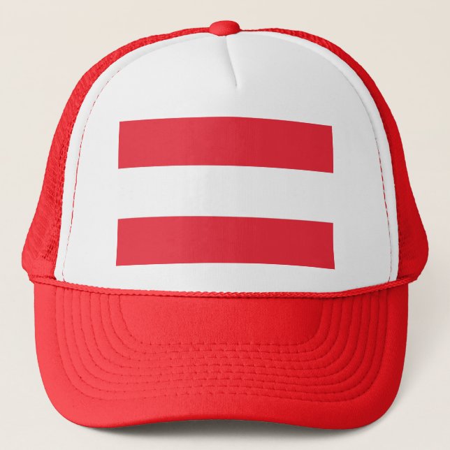 Casquette avec Drapeau d'Autriche (Devant)