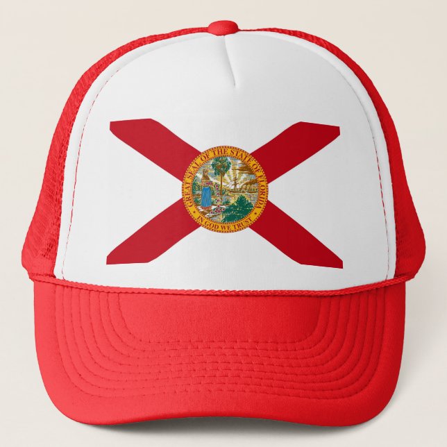 Casquette avec Drapeau de Floride - Etats-Unis (Devant)