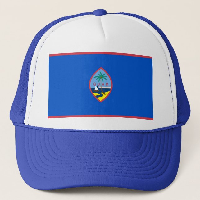 Casquette avec Drapeau de Guam - USA (Devant)