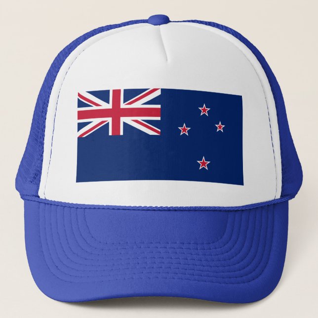 Casquette avec drapeau de la Nouvelle-Zélande (Devant)