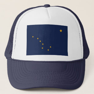 Casquette avec drapeau de l'Etat de l'Alaska - USA