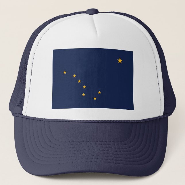 Casquette avec drapeau de l'Etat de l'Alaska - USA (Devant)