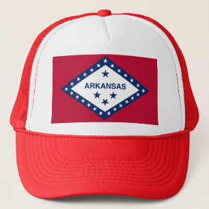 Casquette avec Drapeau de l'État de l'Arkansas - É