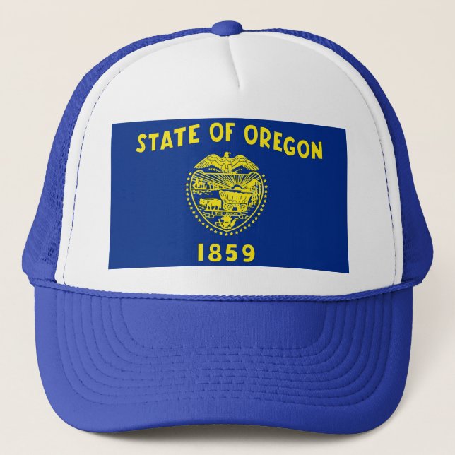 Casquette avec Drapeau de l'Etat de l'Oregon - USA (Devant)