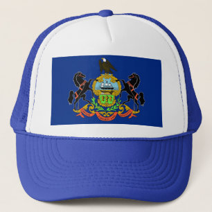 Casquette avec drapeau de l'État de Pennsylvanie -