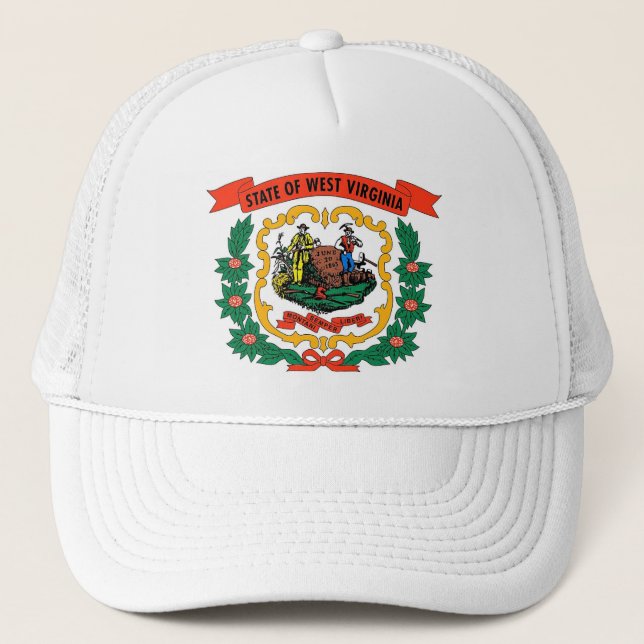 Casquette avec drapeau de l'État de Virginie-Occid (Devant)