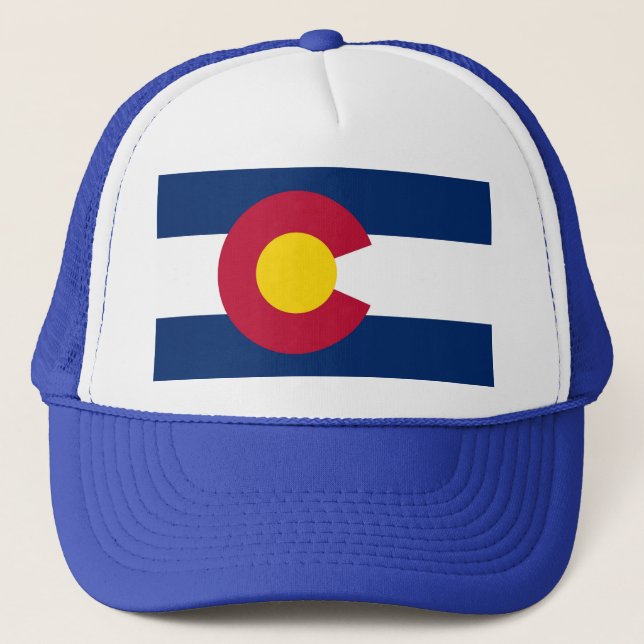 Casquette avec drapeau de l'Etat du Colorado - USA (Devant)