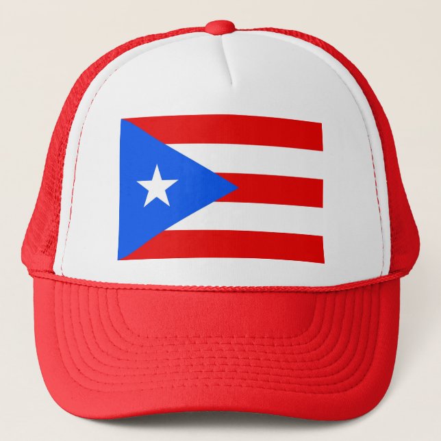 Casquette avec Drapeau de Porto Rico - USA (Devant)