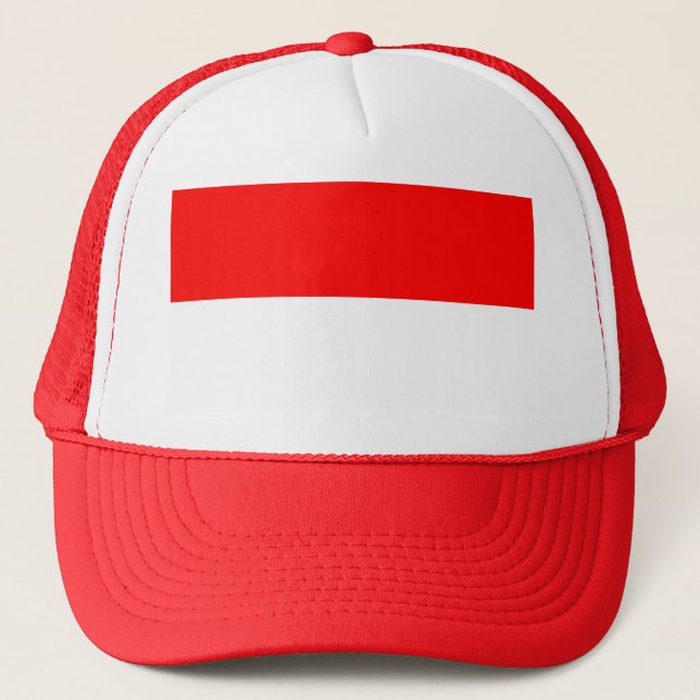 Casquette avec drapeau d'Indonésie (Devant)