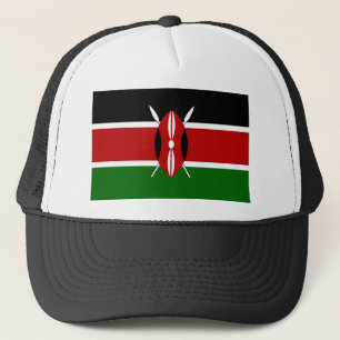 Casquette avec drapeau du Kenya