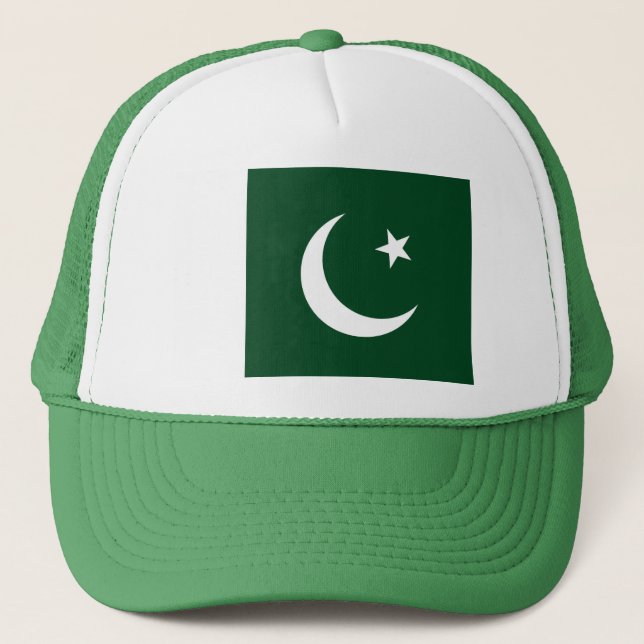 Casquette avec drapeau du Pakistan (Devant)
