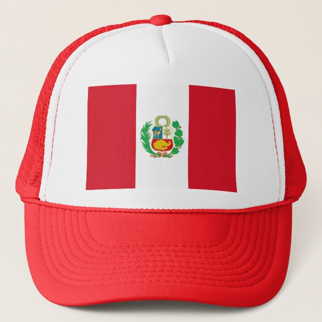 Casquette avec Drapeau du Pérou (Devant)