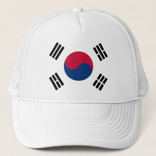 Casquette avec le drapeau de la Corée du Sud