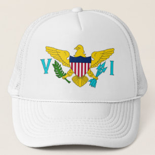 Casquette avec le drapeau des Îles Vierges -