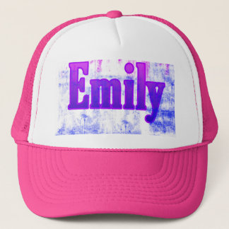casquette avec le nom emily