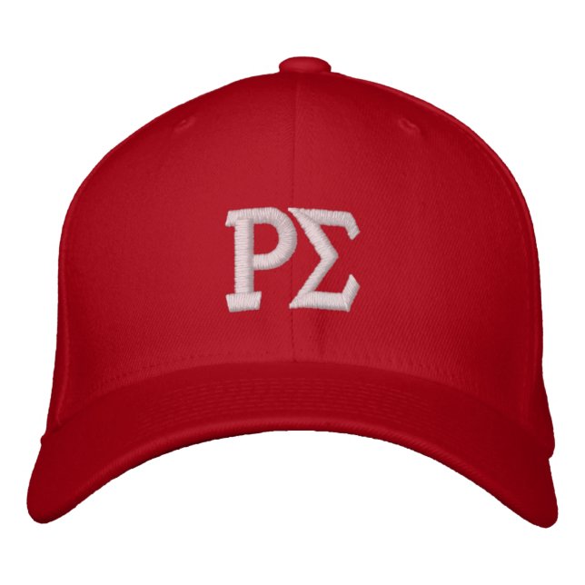 Casquette avec lettres grecques brodées (Devant)