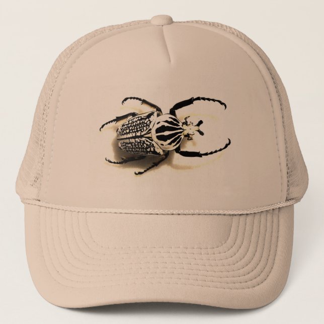 Casquette avec l'image de scarabée (Devant)