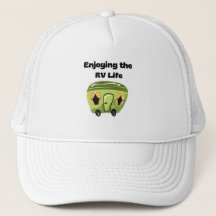 Casquette avec profiter de la vie de RV et photo d