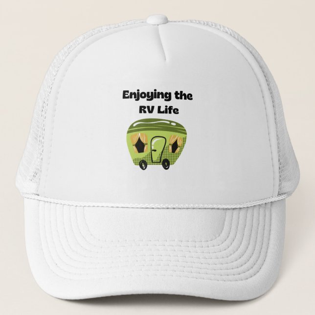 Casquette avec profiter de la vie de RV et photo d (Devant)