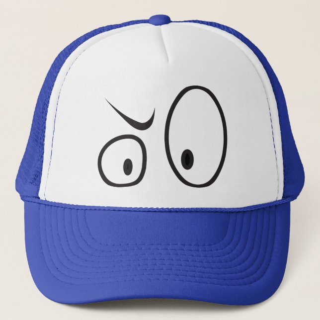 Casquette avec "WTF ?" Yeux (Devant)