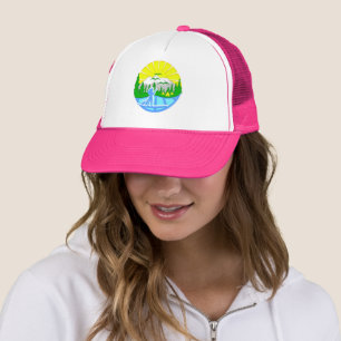 Casquette Aventure de panneau de palette en nature