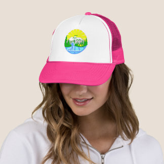 Casquette Aventure de panneau de palette en nature