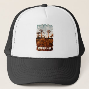 Casquette Avenue Madagascar du paysage des baobabs