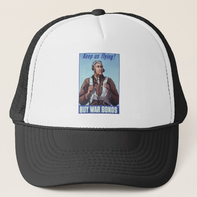 Casquette Aviateurs noirs : Service militaire de combat de 2 (Devant)