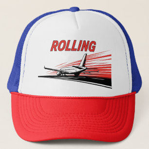 Casquette Aviation Avion en Roulement