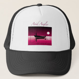 Casquette avide de pêcheur à  la ligne