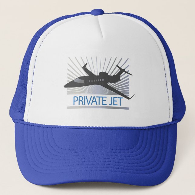 Casquette Avion à réaction privé (Devant)
