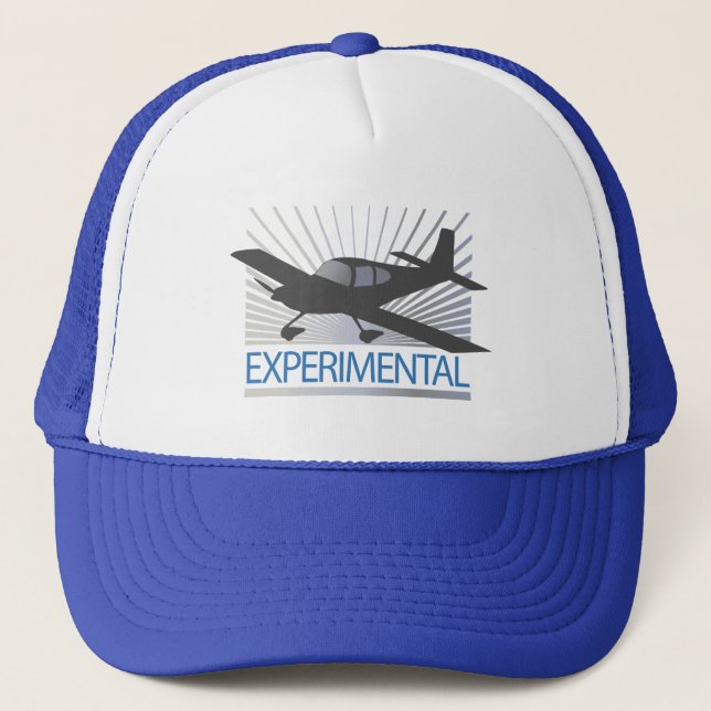 Casquette Avion expérimental à voilure basse (Devant)