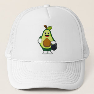 Casquette Avocado à l'entraînement Strength avec Dumbbells