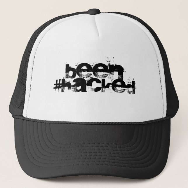 Casquette Avoir été piraté (Devant)