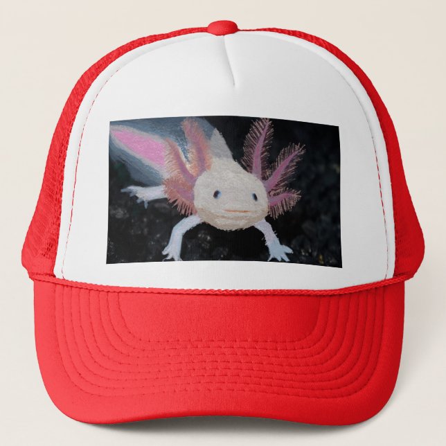 casquette axolotl mignon (Devant)