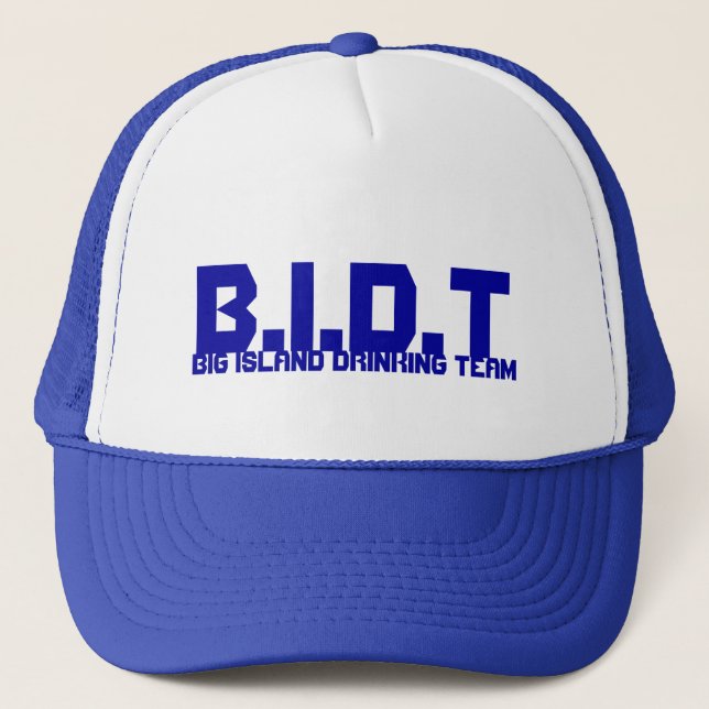 CASQUETTE B.I.D.T, ÉQUIPE POTABLE DE GRANDE ÎLE (Devant)