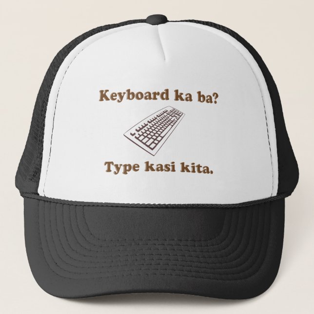 Casquette Ba de ka de clavier ? Dactylographiez Kita. (Devant)