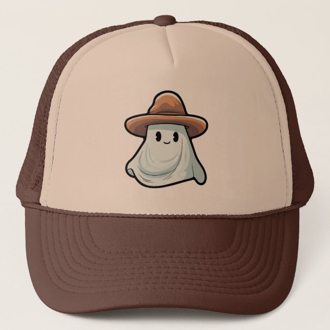Casquette Baby Boo Cowboy Ghost Halloween Collection (Devant)