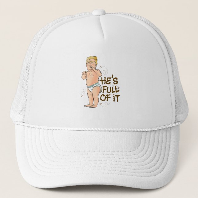 Casquette Baby Trump Il en a plein (Devant)