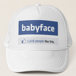 Casquette babyface funny social networking parody