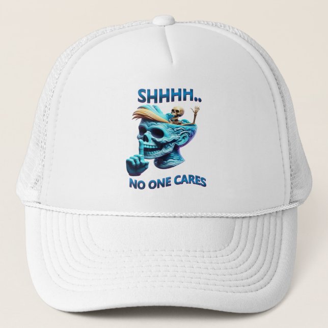 Casquette Bac Graphique Moteur Silent Avec Message Sassy (Devant)