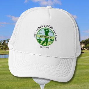 Casquette Bachelor Party Golfer Nom Dernier Swing