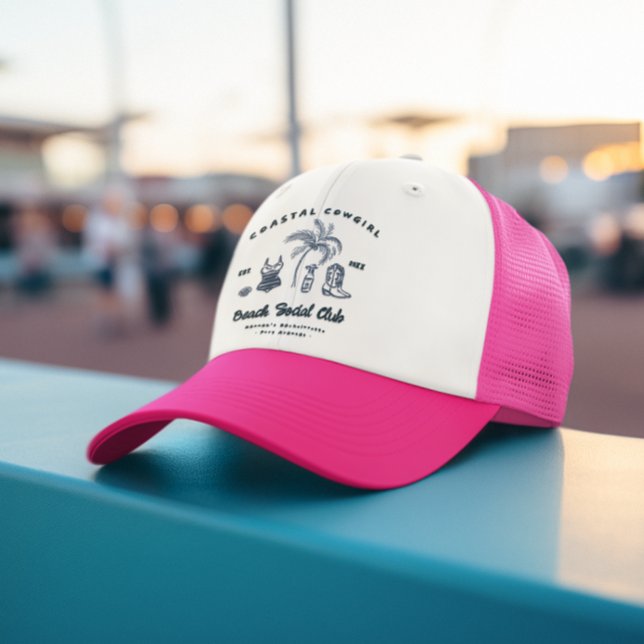 Casquette Bachelorette Coastal Cowgirl (Créateur téléchargé)