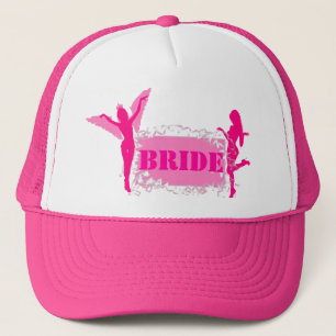 Casquette Bachelorette des mariées roses