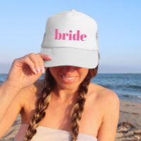 Bachelorette moderne mariée rose-rose