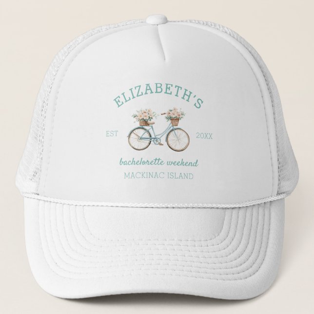 Casquette Bachelorette vélo de l'île Mackinac (Devant)