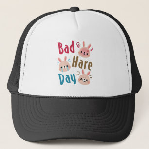 Casquette Bad Hare Day Funny Bunny Rabbit Kawaii Easter