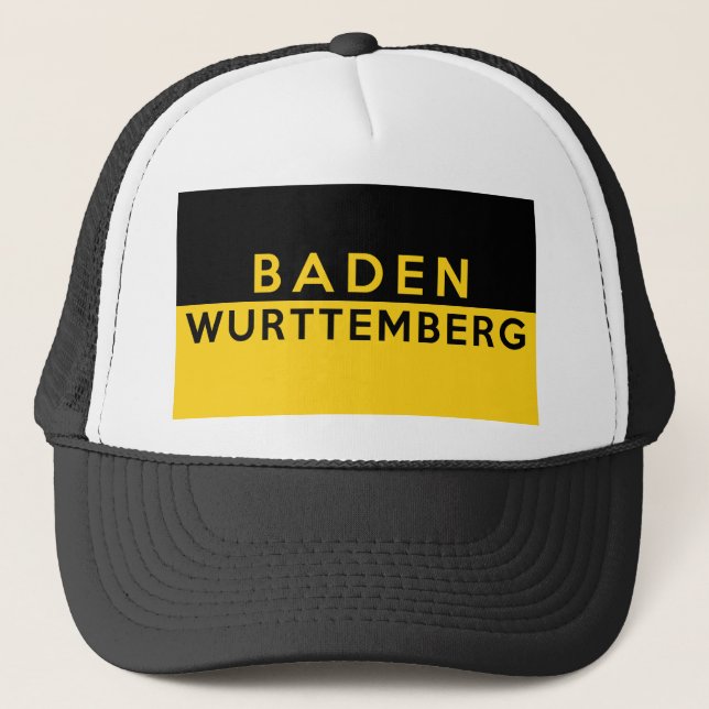 Casquette baden wurttemberg région drapeau allemagne nom du  (Devant)