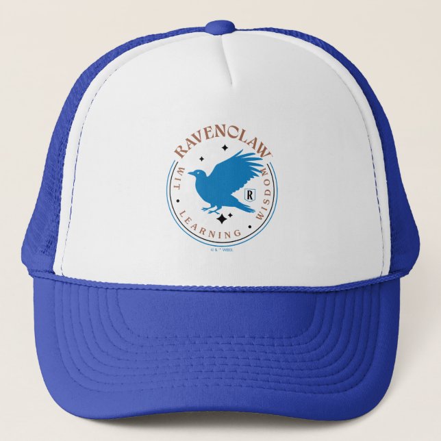 Casquette Badge de la Fierté de la maison d'aigle bleu RAVEN (Devant)